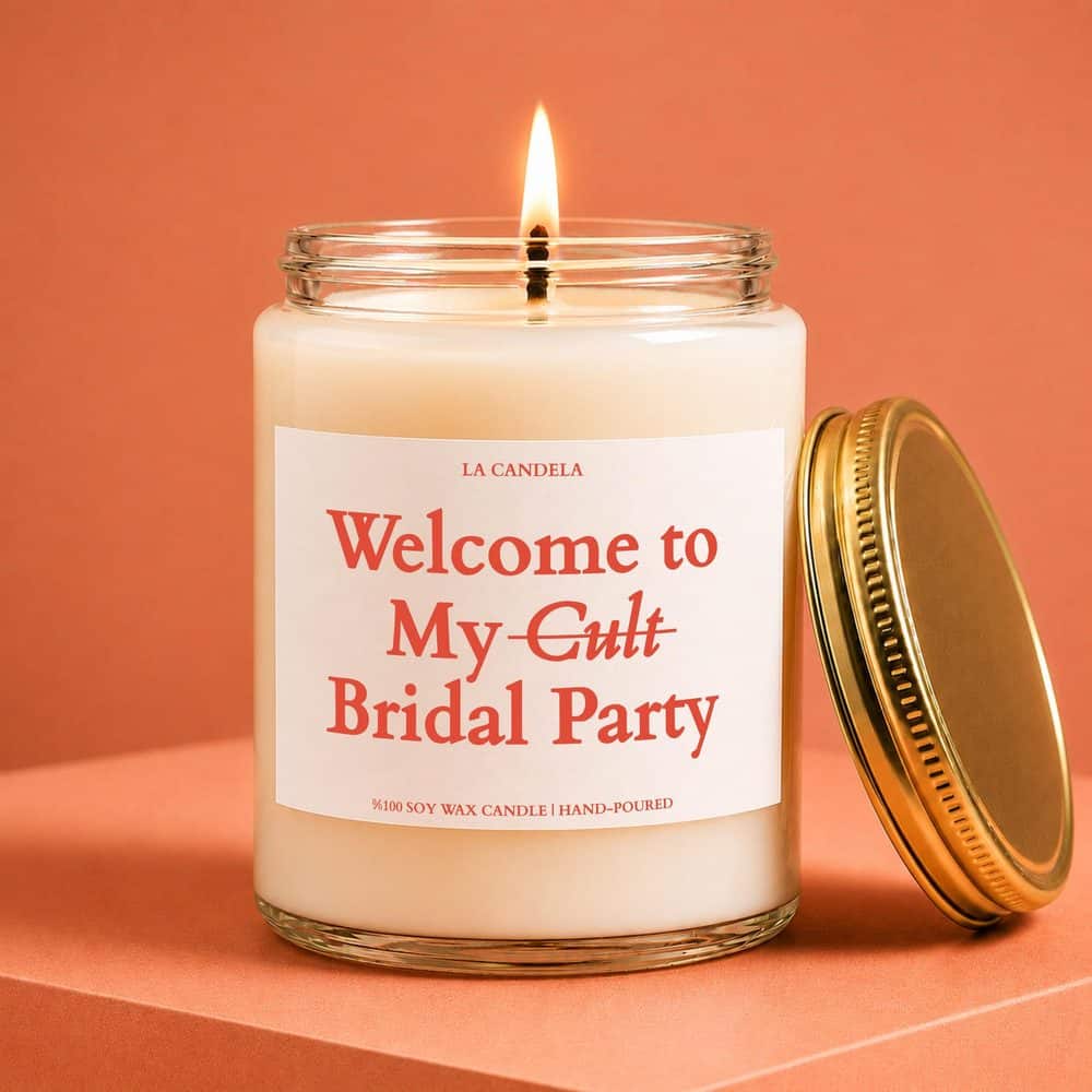 Welcome to My Cult Proposal Candle