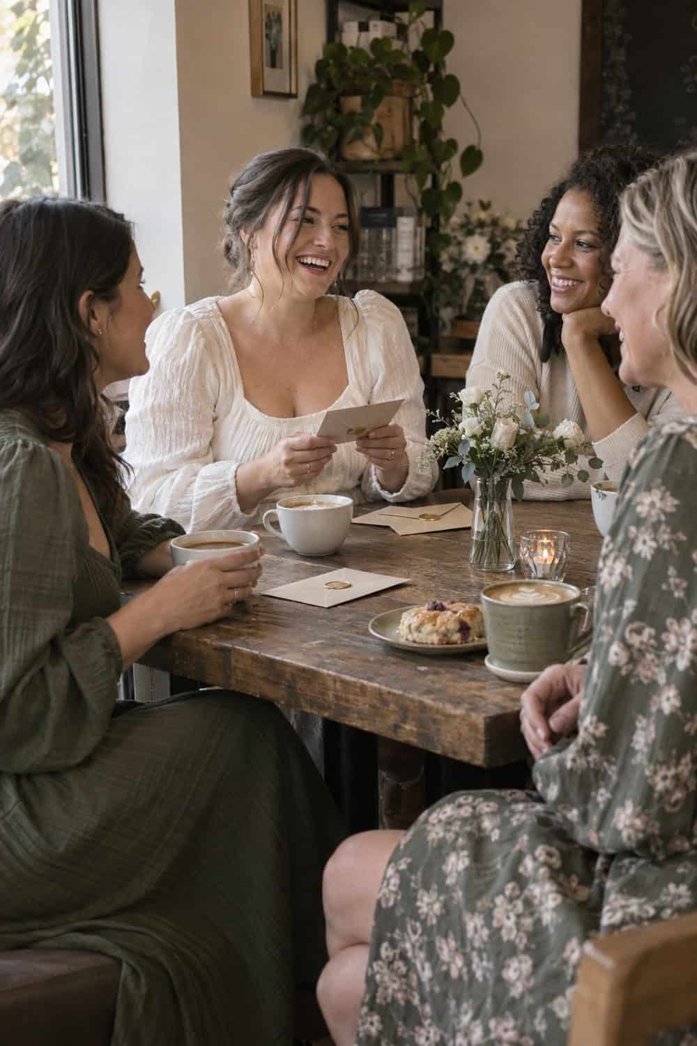 Coffee Shop Table wedding inspiration