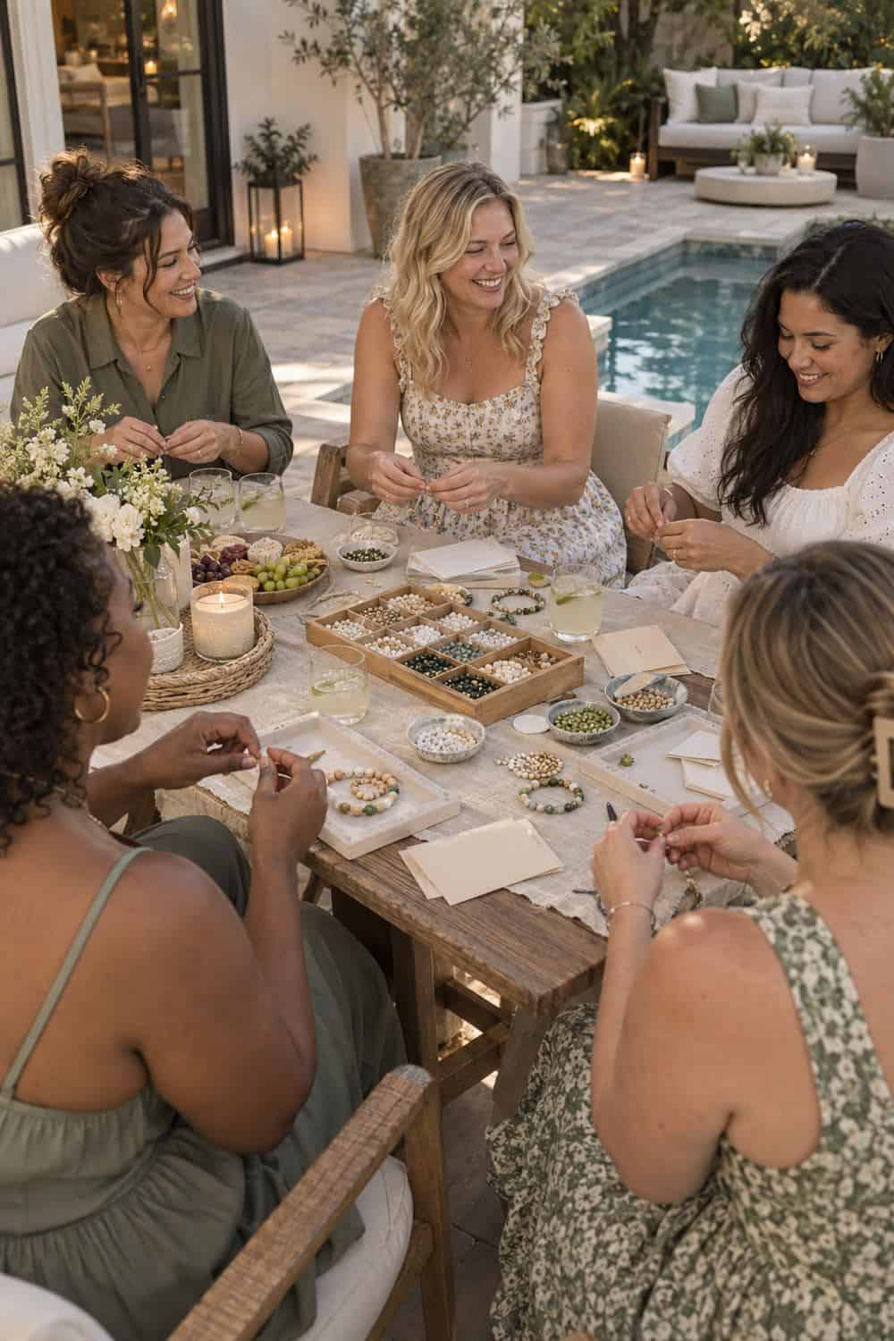 Craft Table Proposal wedding inspiration