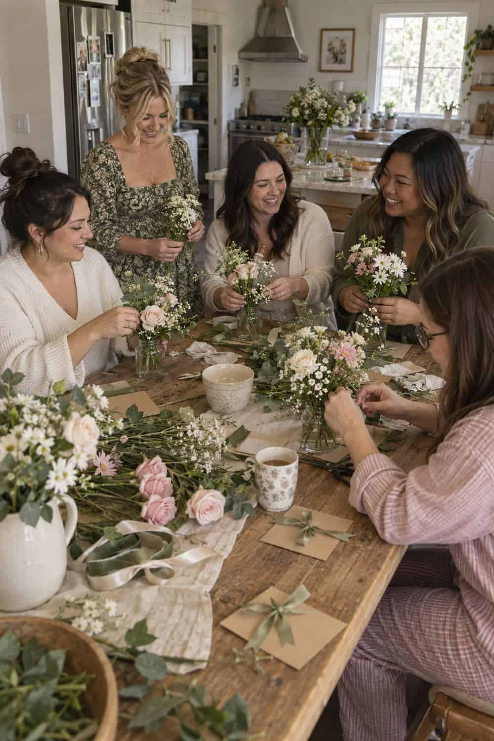 Flower-Arranging Afternoon wedding inspiration
