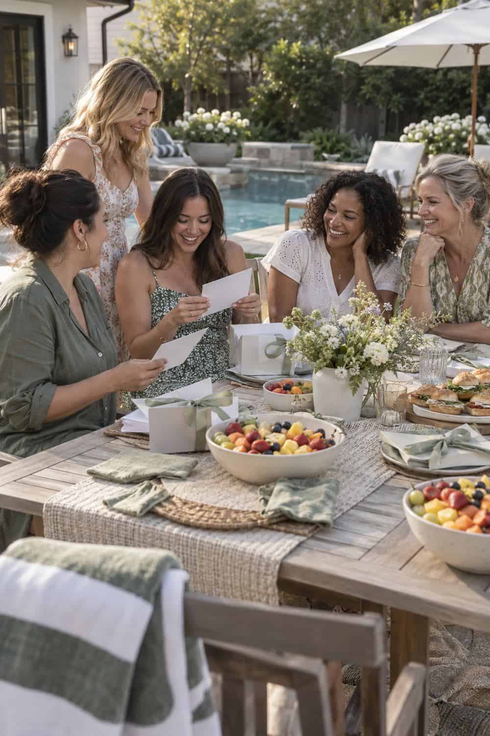 Poolside Snack Table wedding inspiration