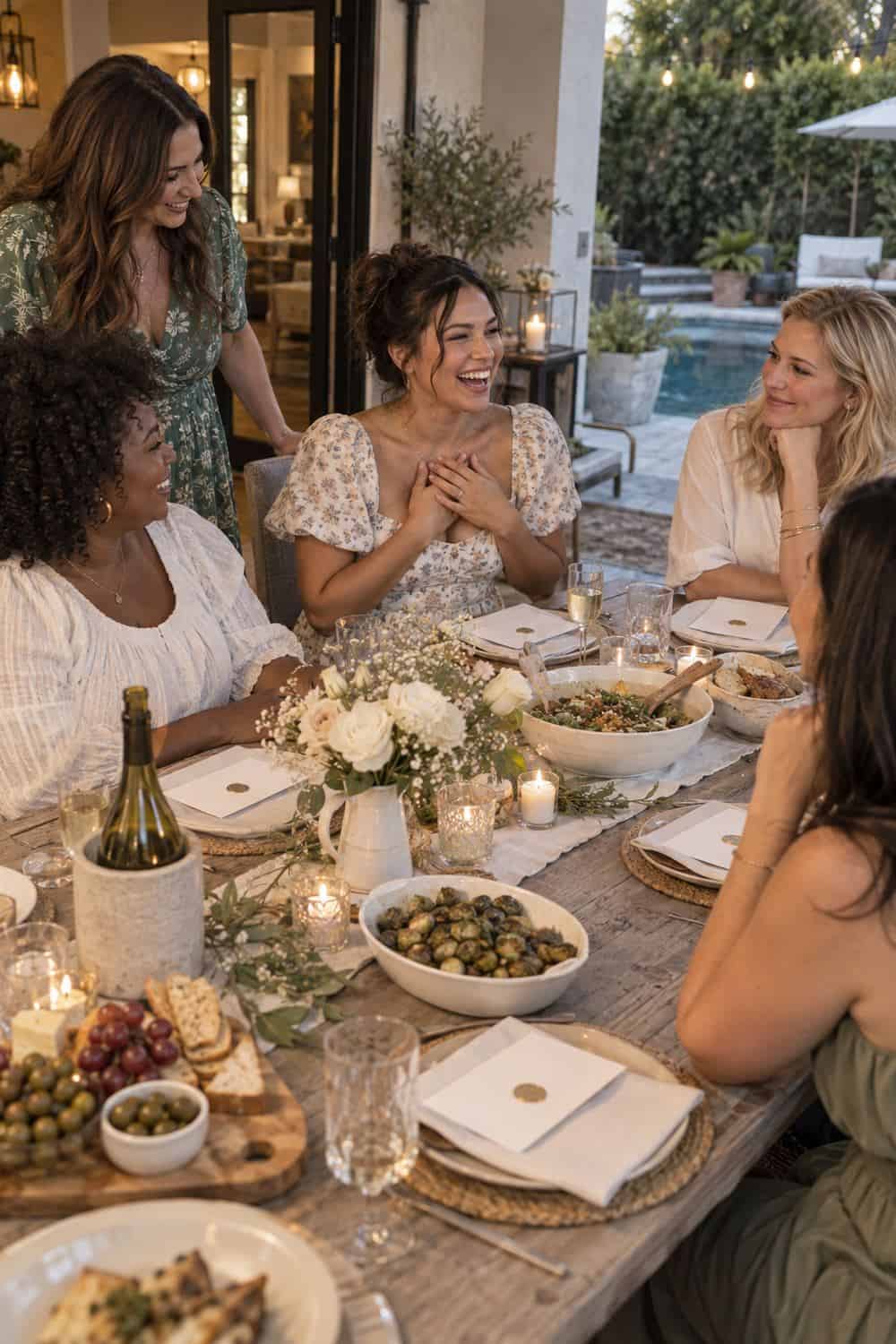 Potluck Dinner Proposal wedding inspiration