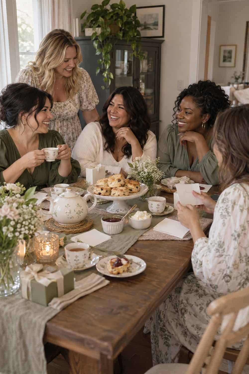 Tea and Scones at Home wedding inspiration