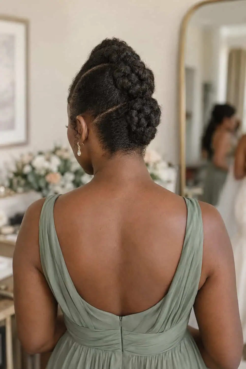 Braided Mohawk Updo wedding inspiration