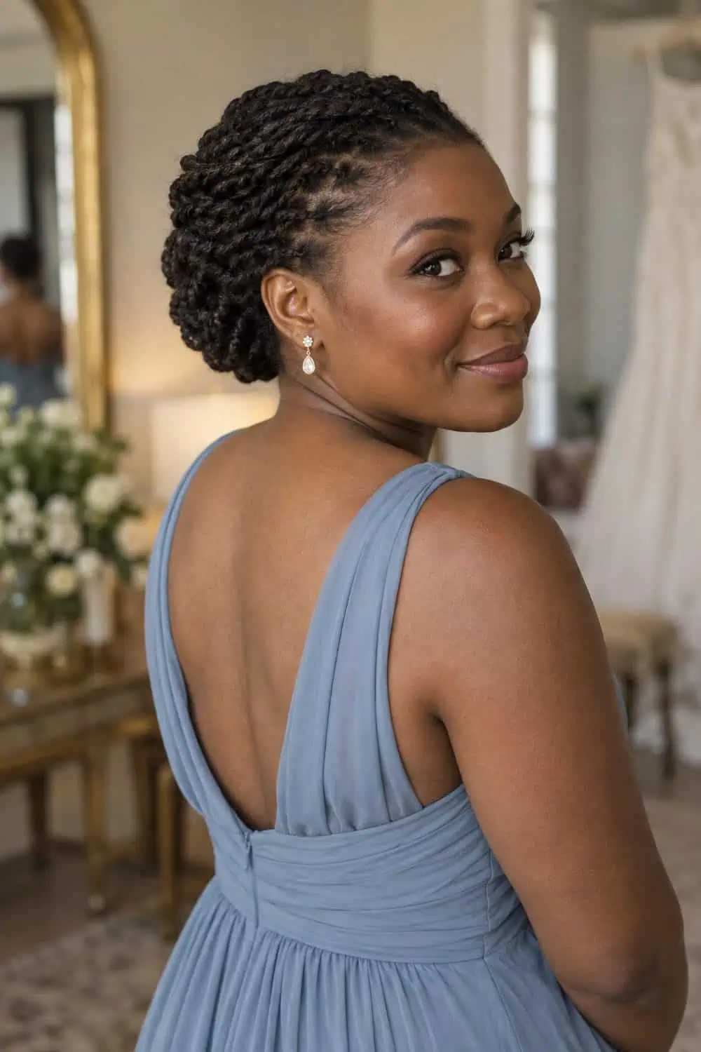 Coiled Twist Updo wedding inspiration