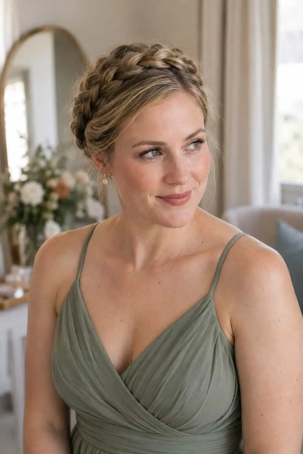 Halo Braid Updo wedding inspiration