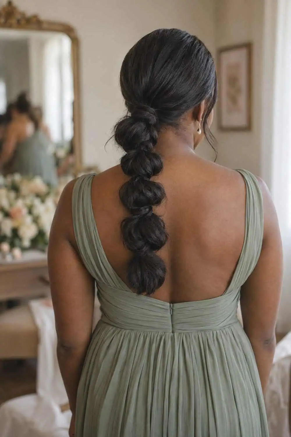 Knotted Ponytail Updo wedding inspiration