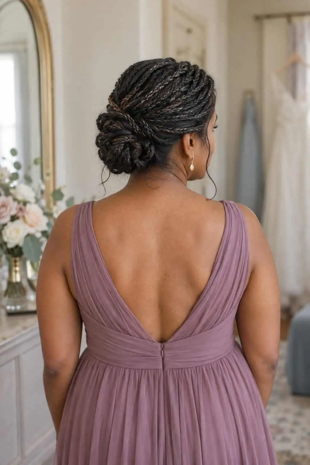 Mini-Braid Cluster Updo wedding inspiration
