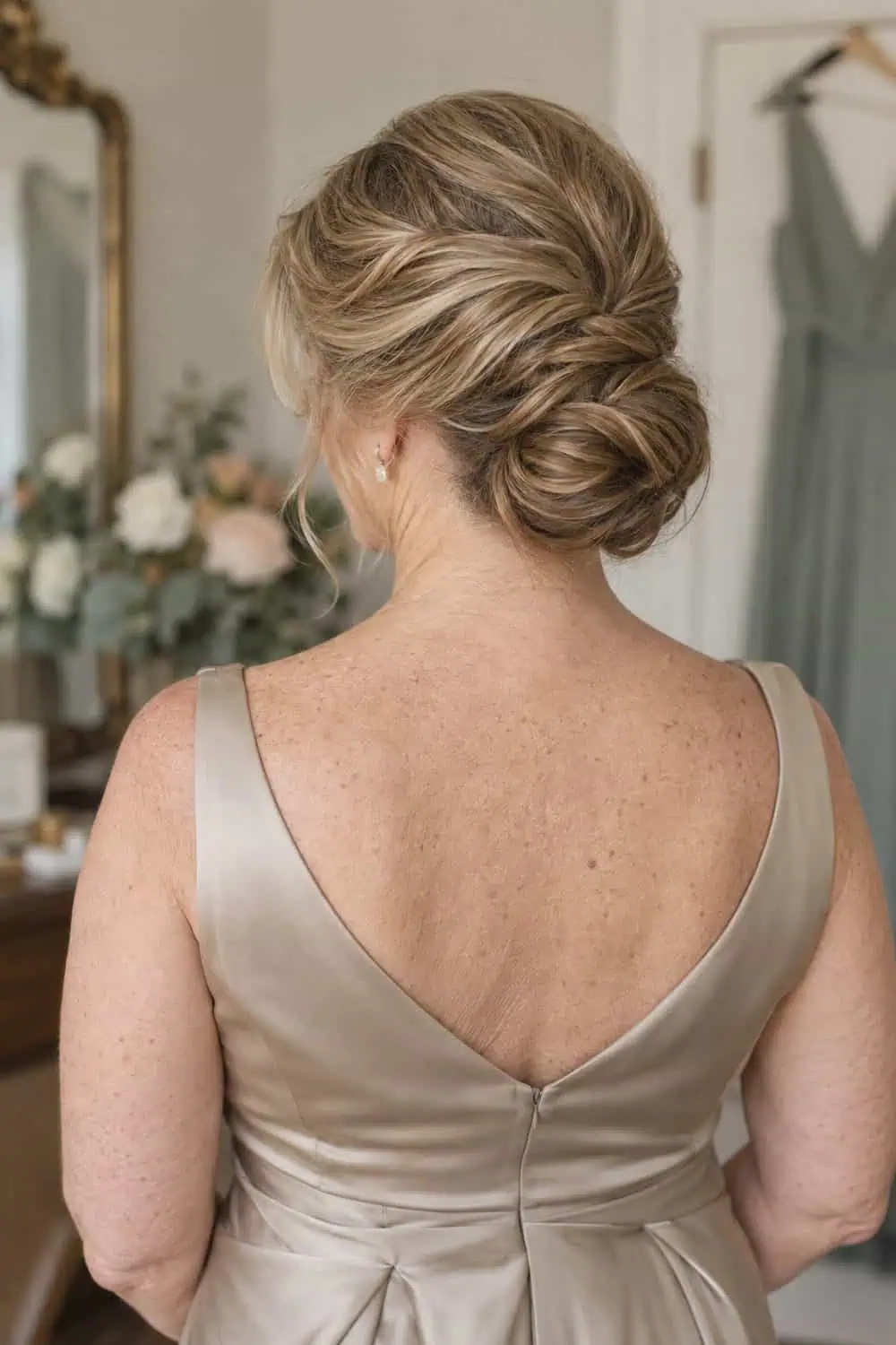 Sculpted S-Roll Updo wedding inspiration