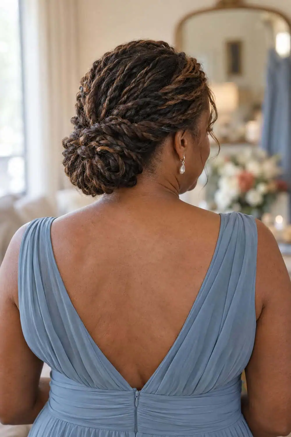 Twisted Nape Bun wedding inspiration