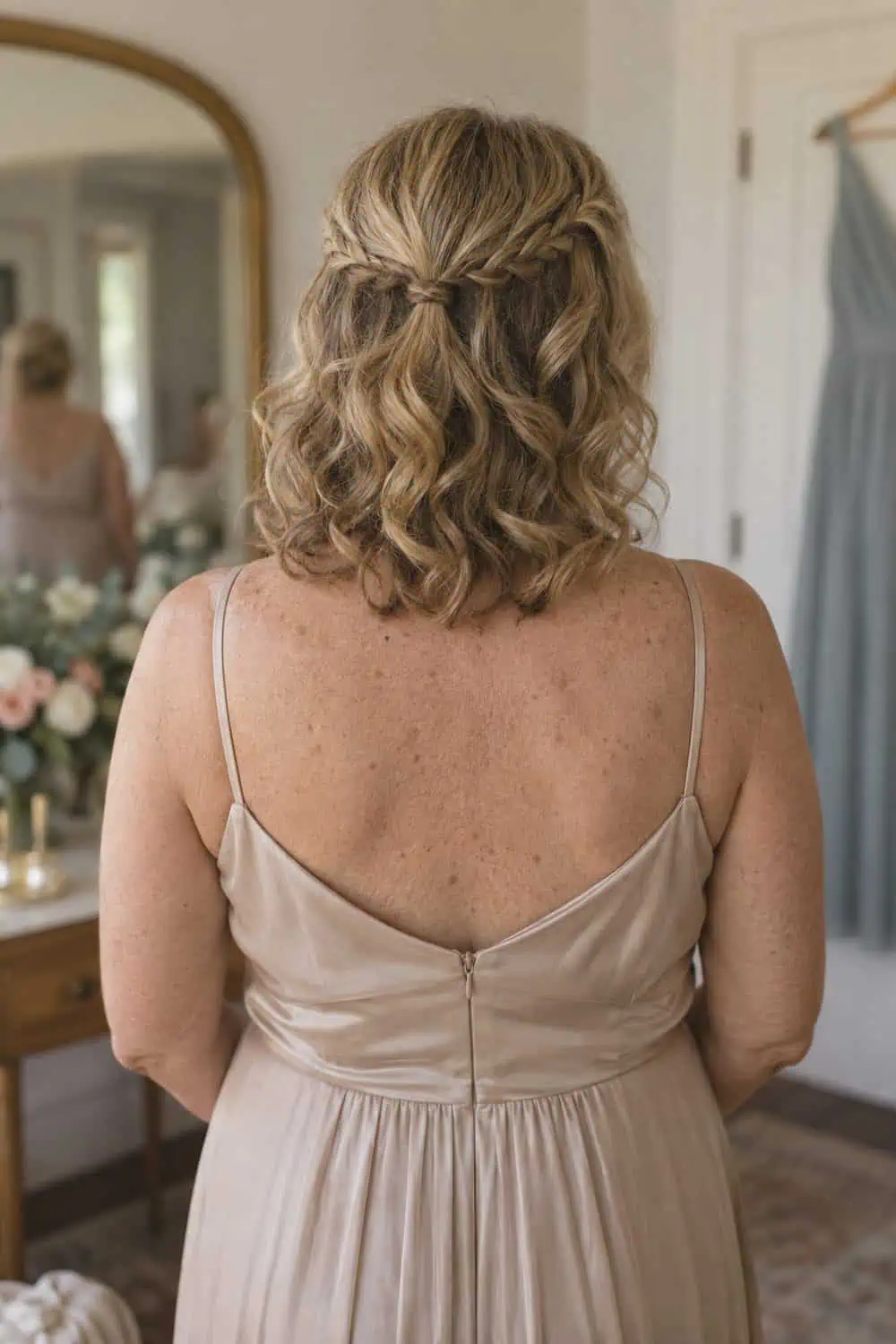 Half-Up Side Braid Join wedding inspiration