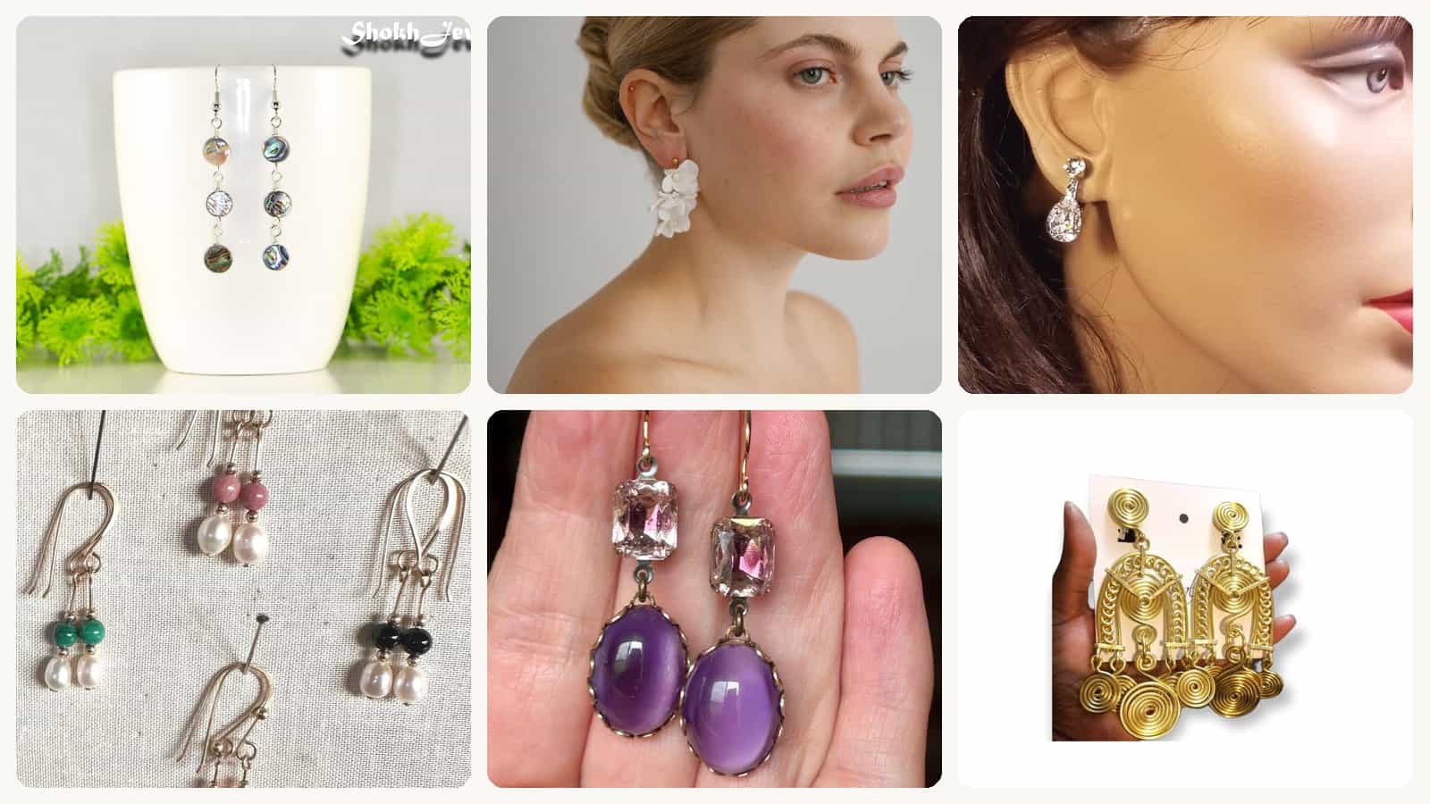 A selection of the -hole wedding earrings picks in this roundup