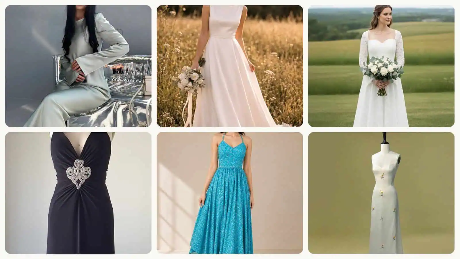 A selection of the wedding dresses picks in this roundup