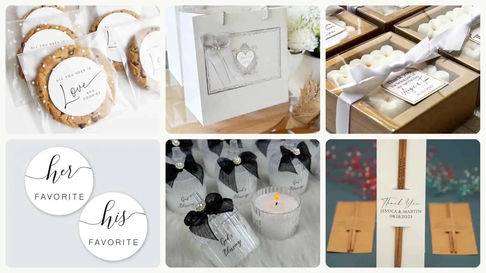 A selection of the limoncello wedding favors picks in this roundup