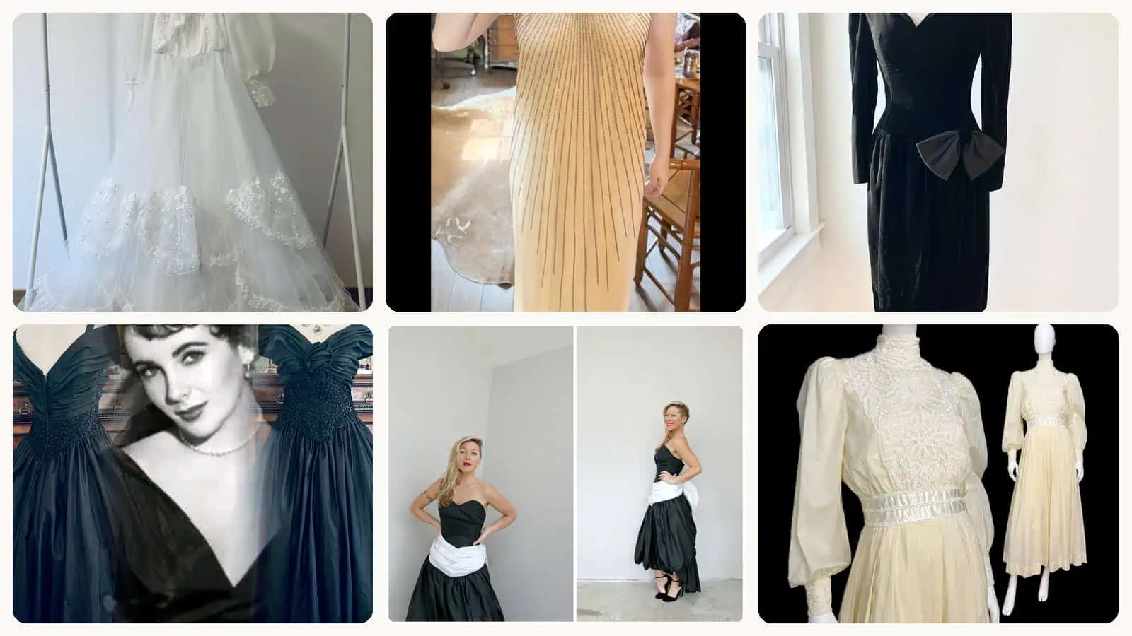 A selection of the 80s wedding dresses picks in this roundup