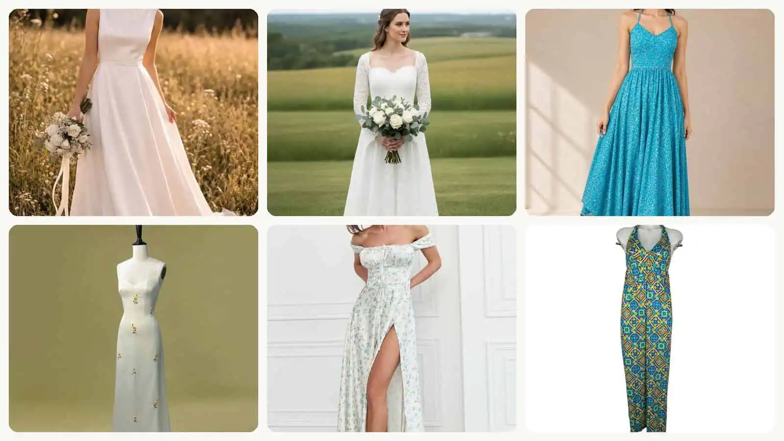 A selection of the wedding dresses picks in this roundup