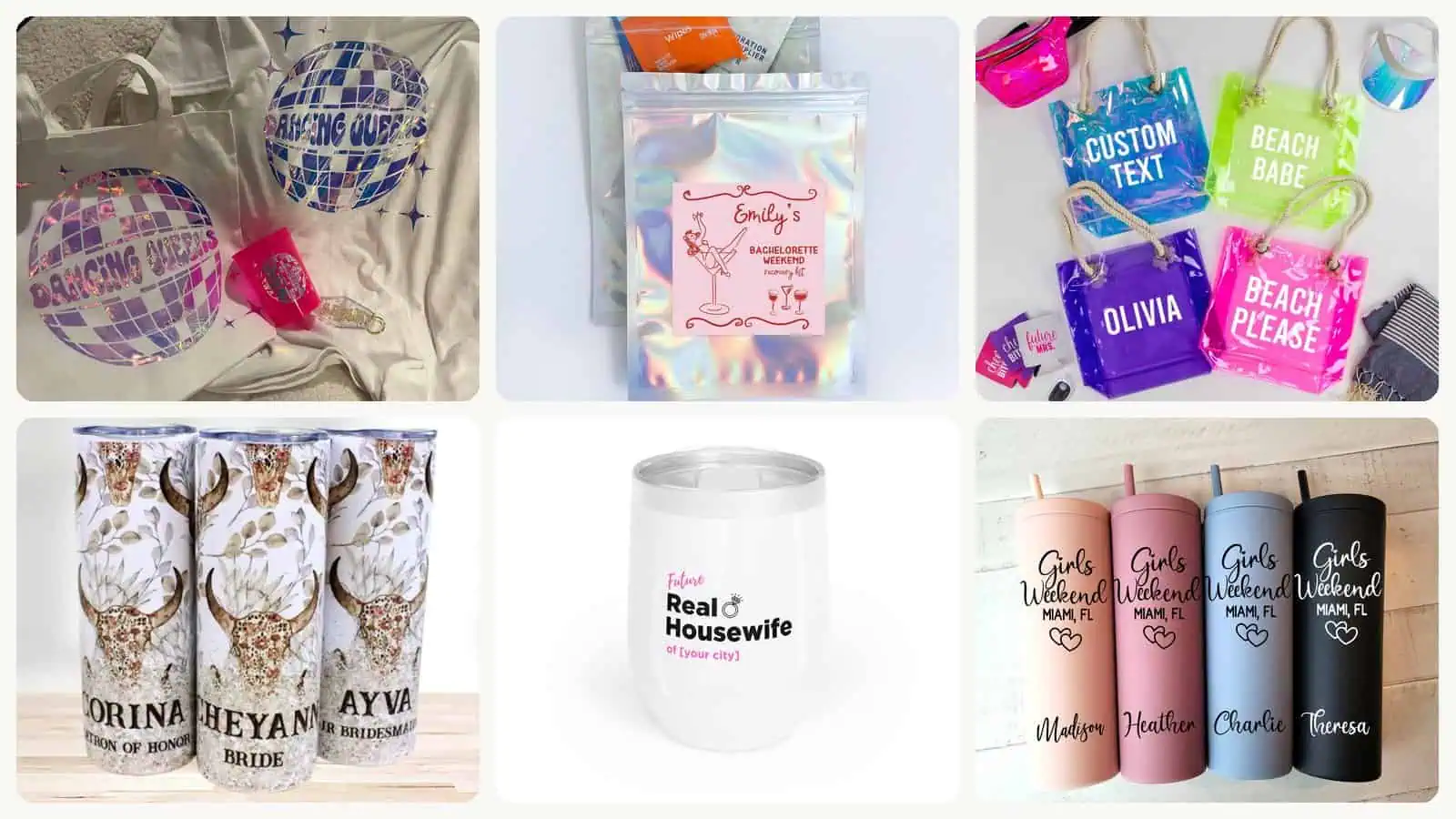 A selection of the bachelorette weekend essentials under $30 picks in this roundup