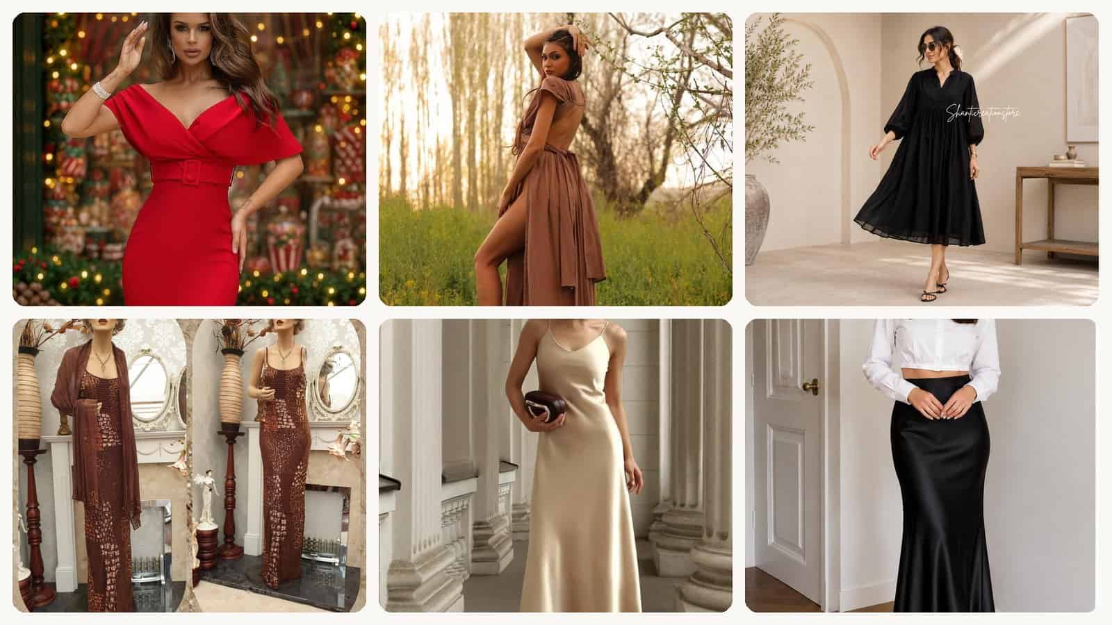 A selection of the bachelorette nightlife outfits in this roundup