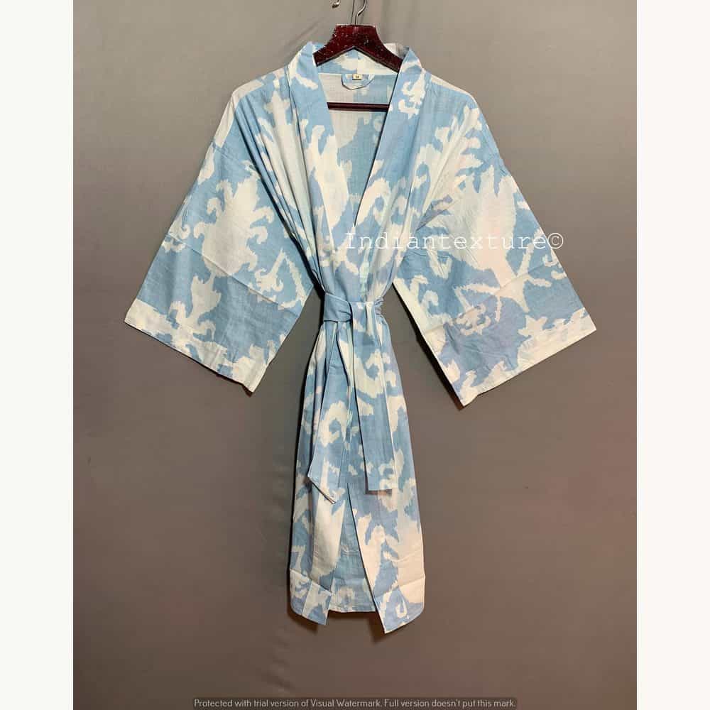 Floral Cotton Kimono Robes