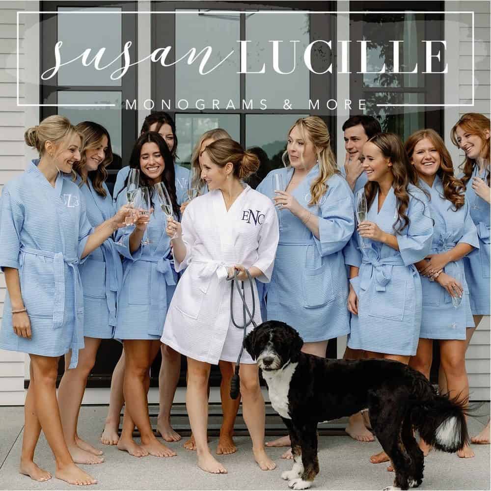 Monogrammed Waffle Robes