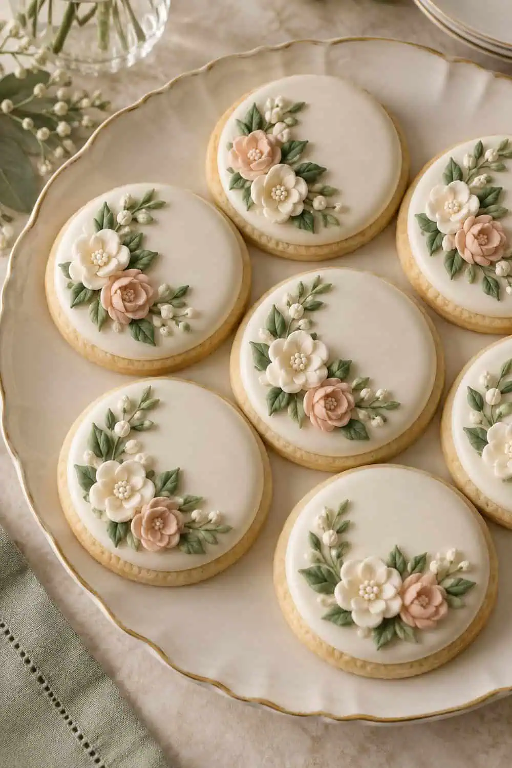 Bouquet Cookies wedding inspiration