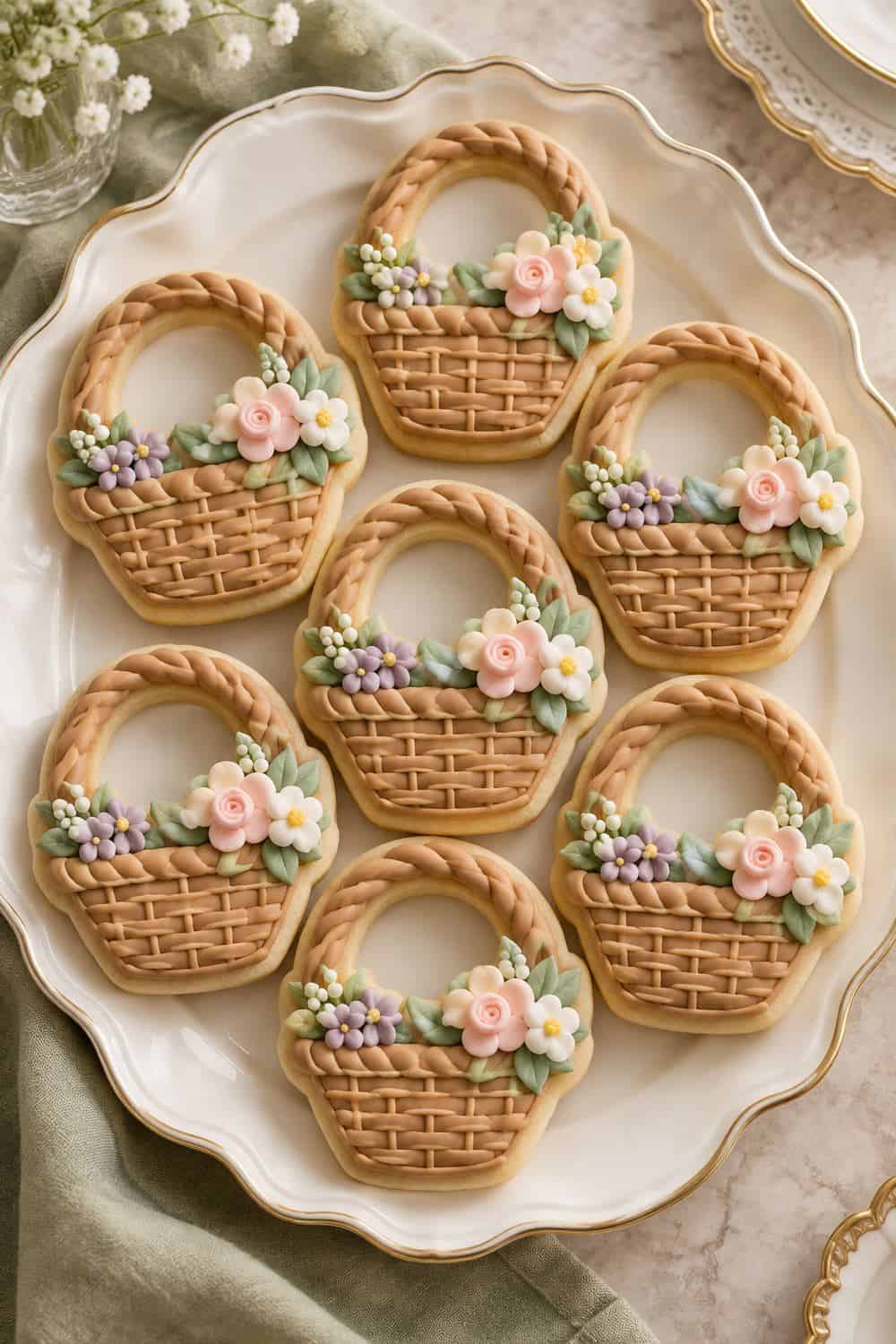 Garden Basket Cookies wedding inspiration