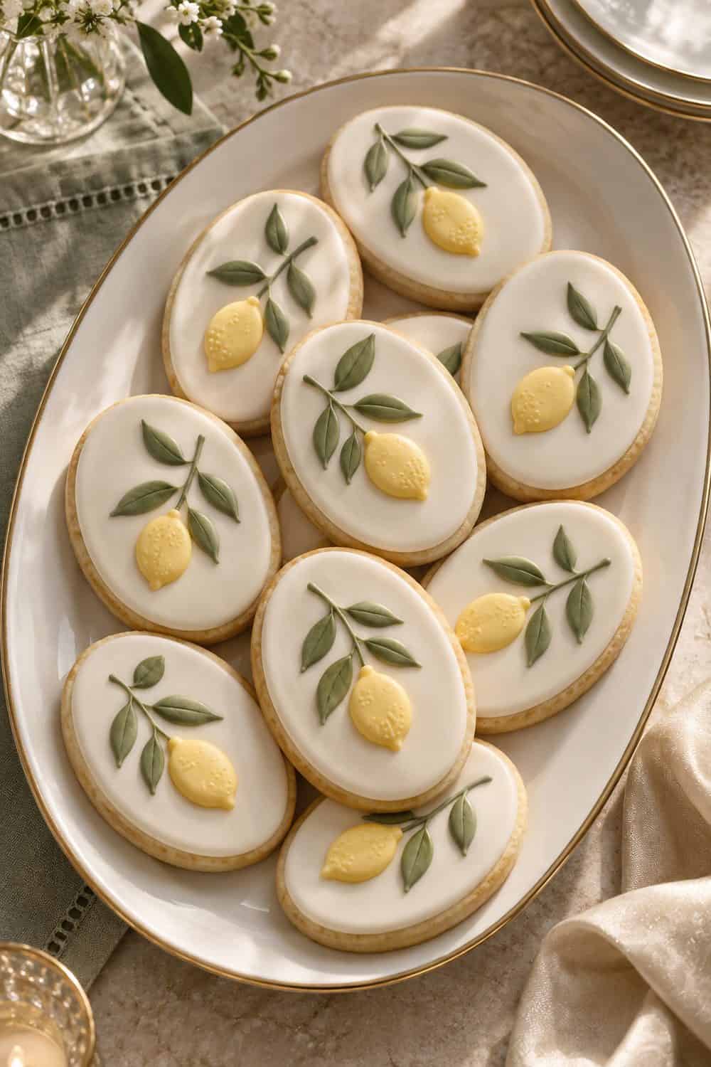 Lemon Branch Cookies wedding inspiration