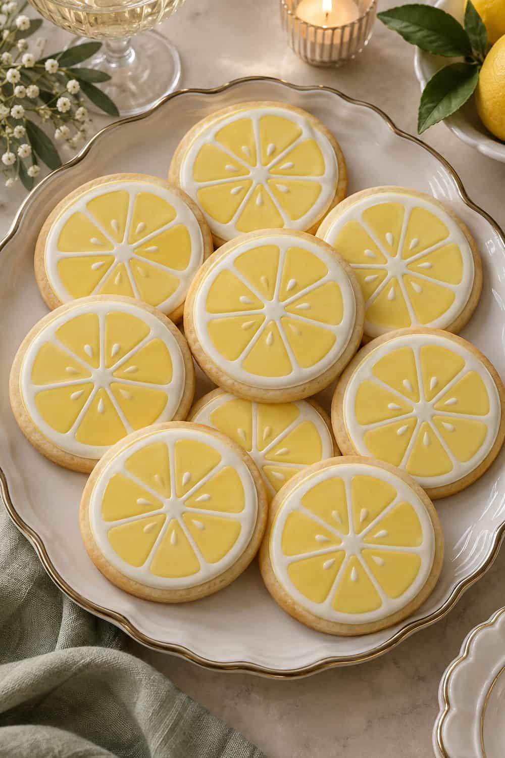 Lemon Slice Cookies wedding inspiration