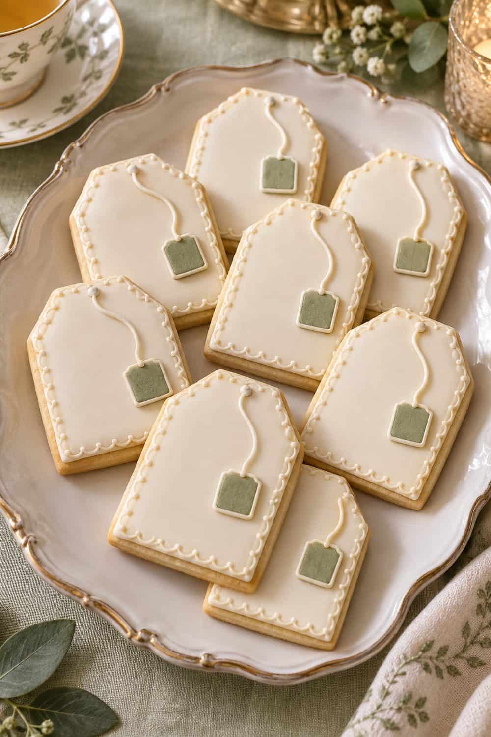 Tea Bag Cookies wedding inspiration