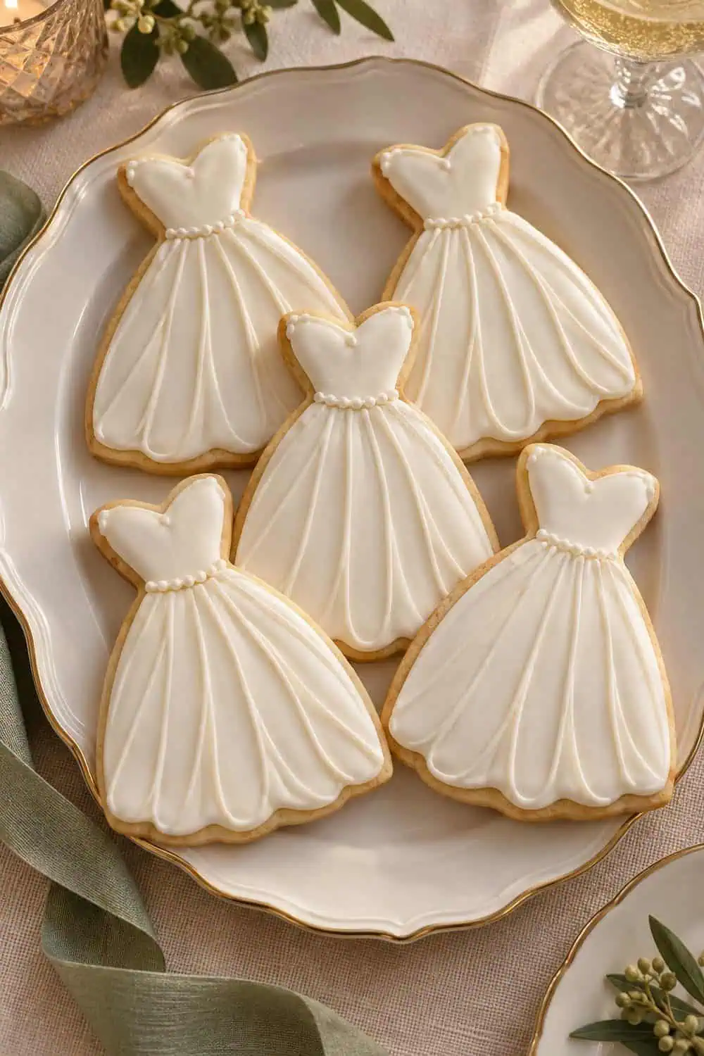 Wedding Dress Cookies wedding inspiration