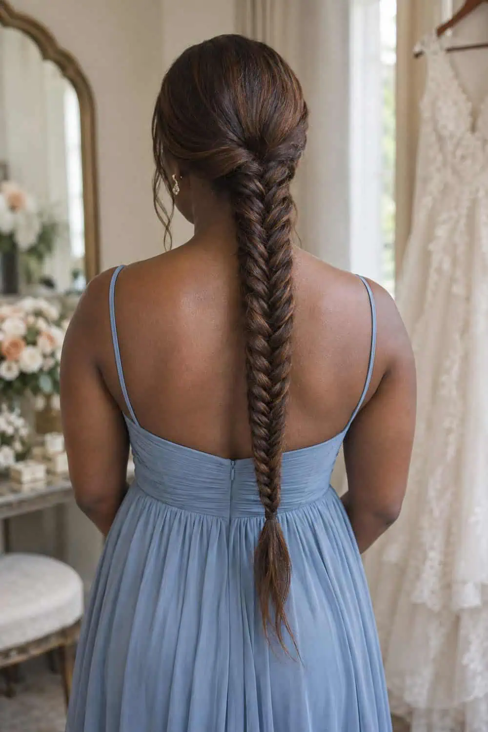 Full Fishtail Braid wedding inspiration