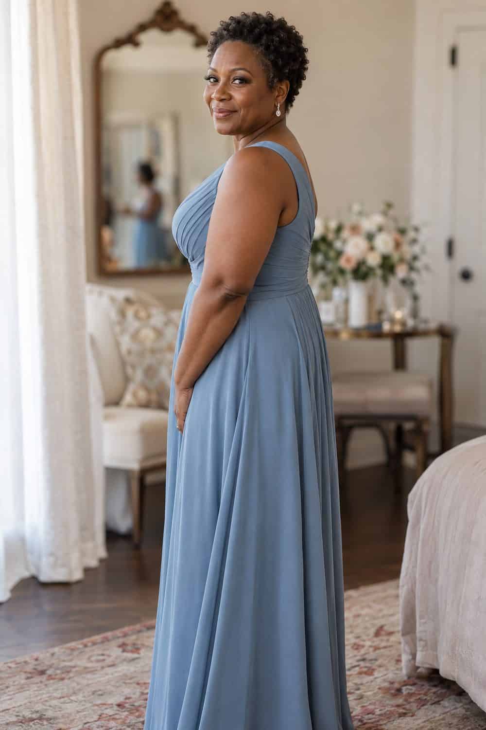 Defined Curly Crop wedding inspiration