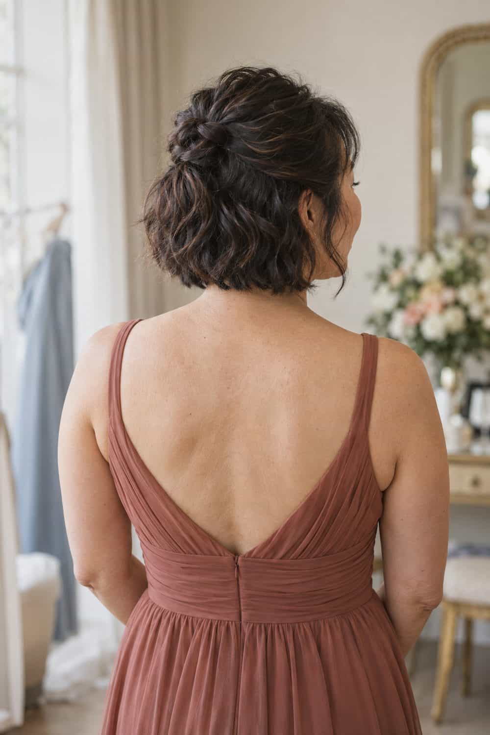 Mini Half-Up Bob wedding inspiration