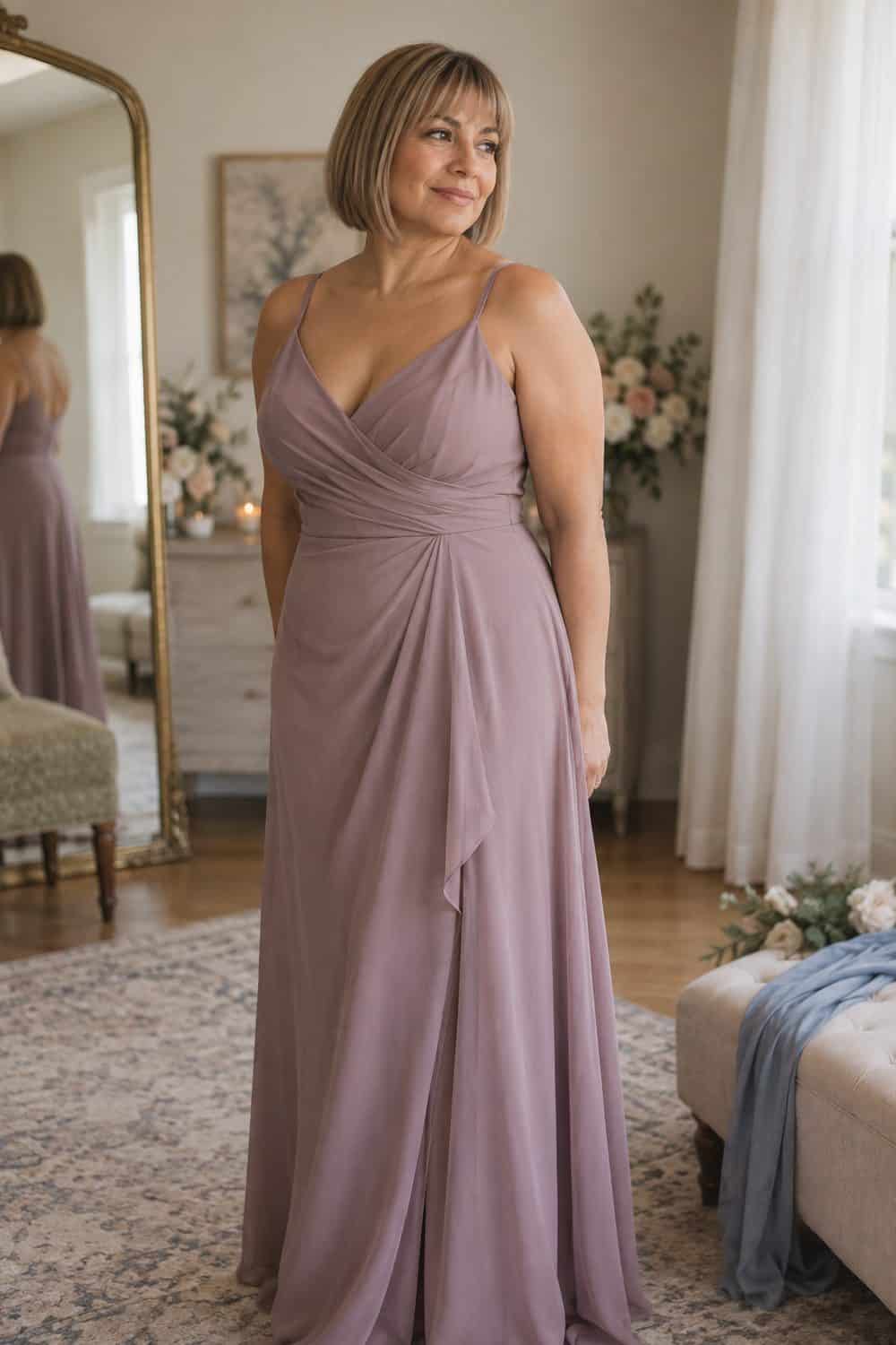 Sleek French Bob wedding inspiration