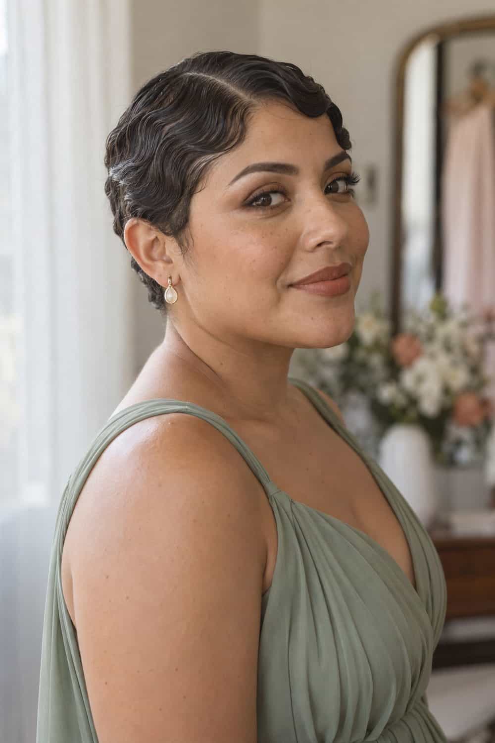 Soft Finger Waves wedding inspiration