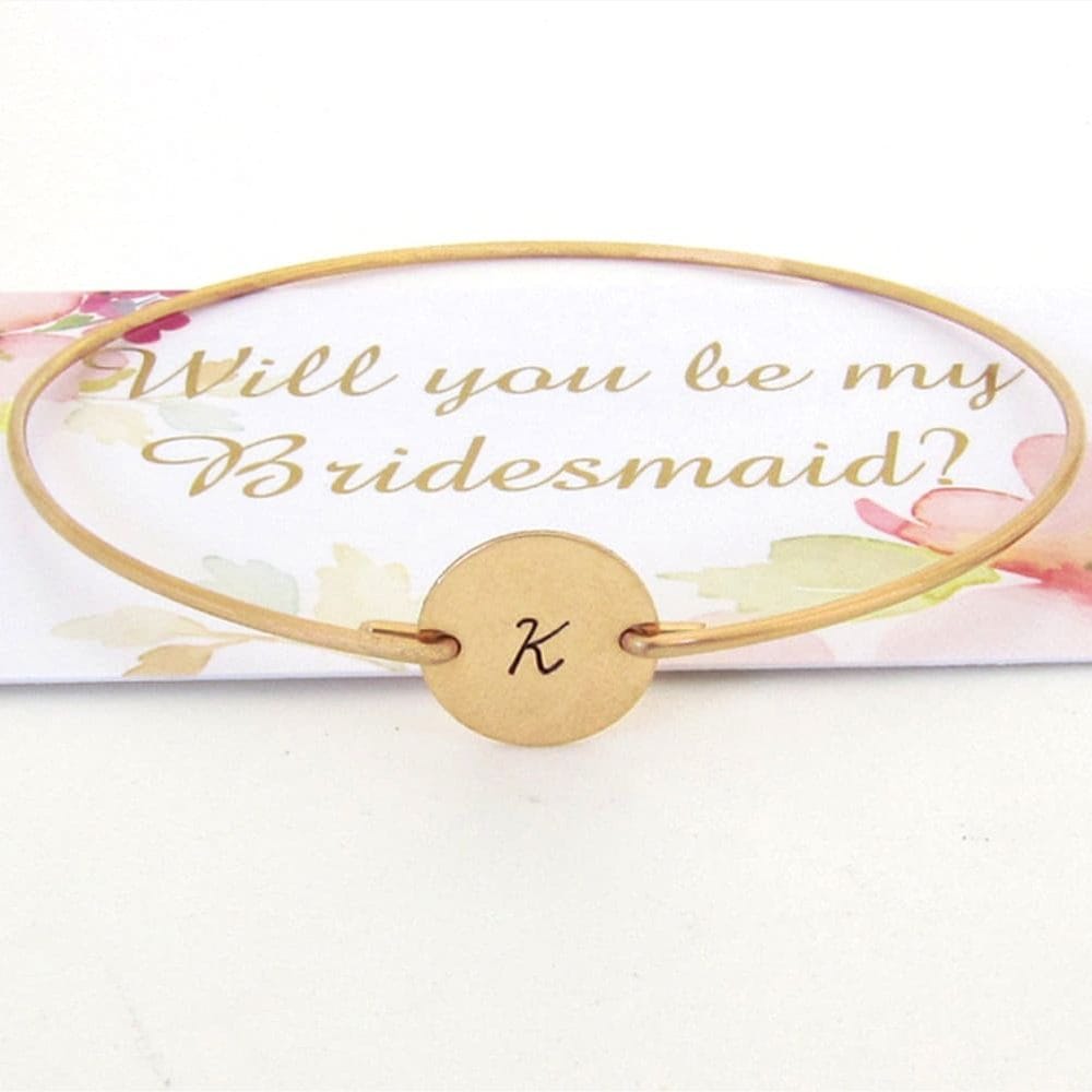 Gold-Filled Initial Proposal Bracelets