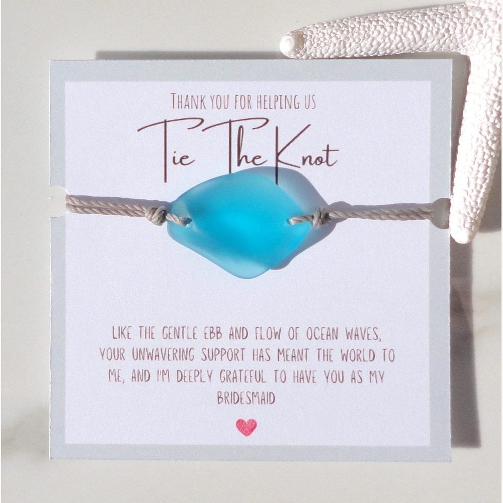 Hand-Shaped Sea Glass Bracelet